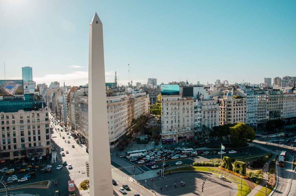 O Obelisco de Buenos Aires